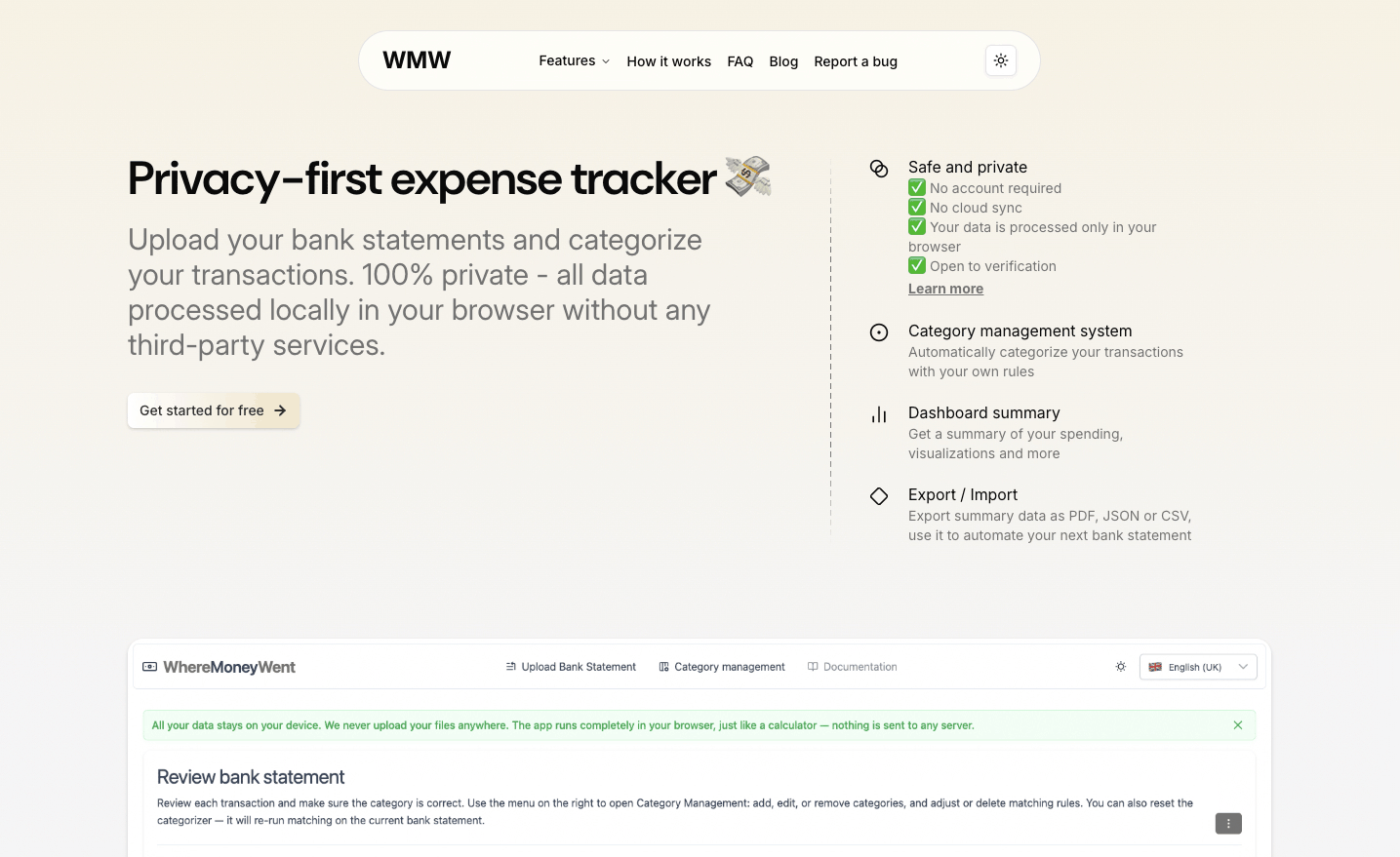 Personal Finance Tracker (Pet project)